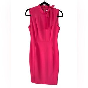 Calvin Klein Vibrant Pink Midi Dress
